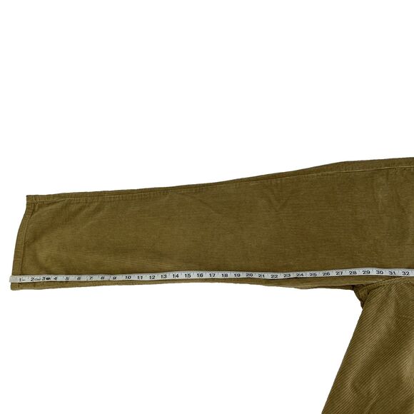 Levis Pants Men’s 31x30 Tan Low Pro Corduroy Mid Rise Straight Pants Irregular - Picture 9 of 9